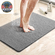 Shower Mat Bathtub Mat,24X16 Inch, Non-Slip Bath Mat with Drain, Quick Drying PV