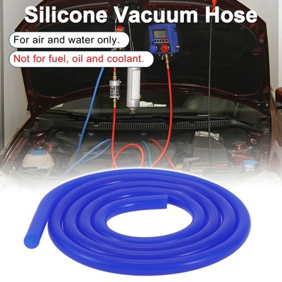 5Ft 1/8'' 3mm ID 3mm Thickness Silicone Vacuum Hose for Air and Water Blue