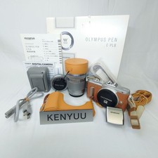 OLYMPUS PEN E PL8 Brown 14 42mm 40 150mm Lens Box Shutter count 1189 Olympus con