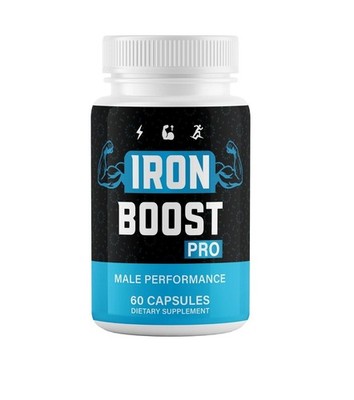 Iron Boost Pro High Performance Supplement, IronBoost ( 60-300 Capsules ) USA