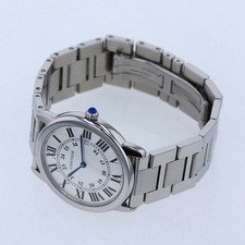 CARTIER Ronde Solo de CARTIER LM watch W6701005 stainless steel silver ladies 3