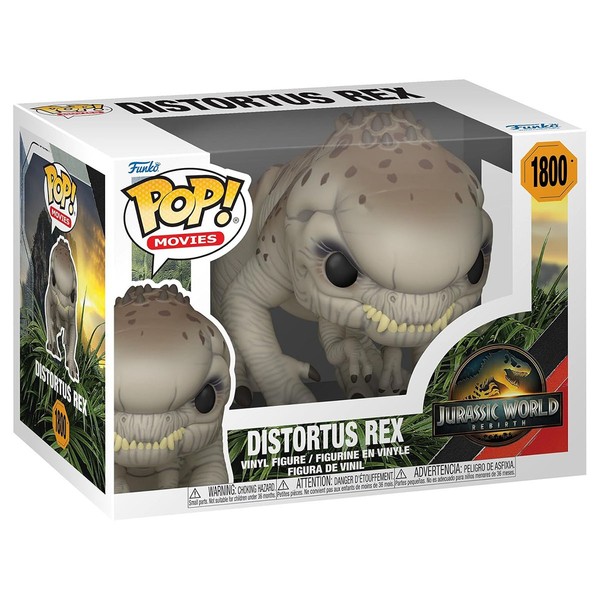 Funko POP Actionfigur Jurassic World Rebirth Distortus Rex Vinylfigur-image