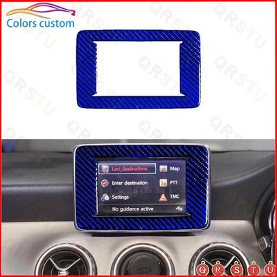 Blue HUD Display Trim Cover Typa-A For Mercedes Benz CLA 2014-2018/GLA 2015-2018