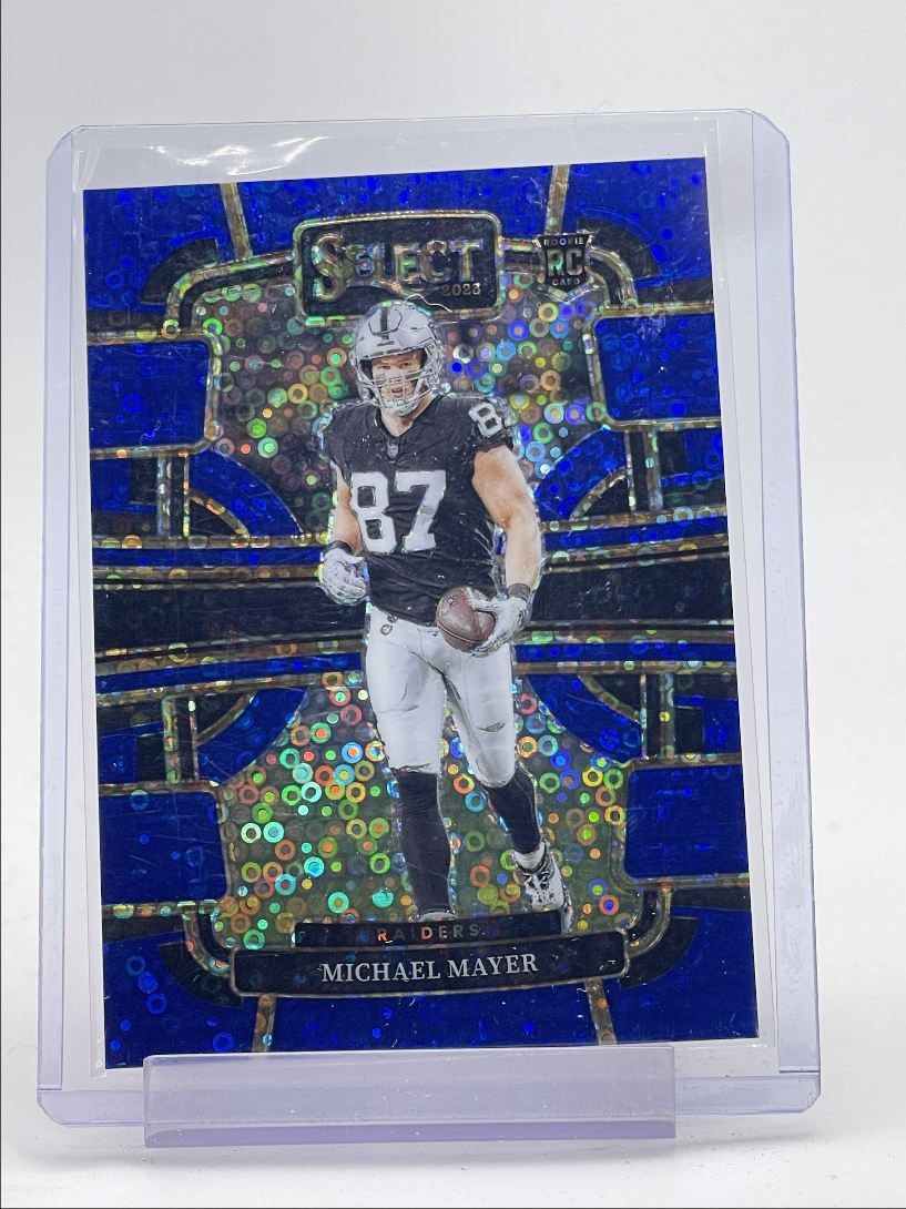 MICHAEL MAYER 2023 SELECT CONCOURSE ROOKIE BLUE DISCO SSP RC /25 Q2725