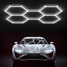 Gen 2 Hexagon Garage Lights: 168W 16800LM 5 Grids Hexagon Led Light, 6500K Ultra