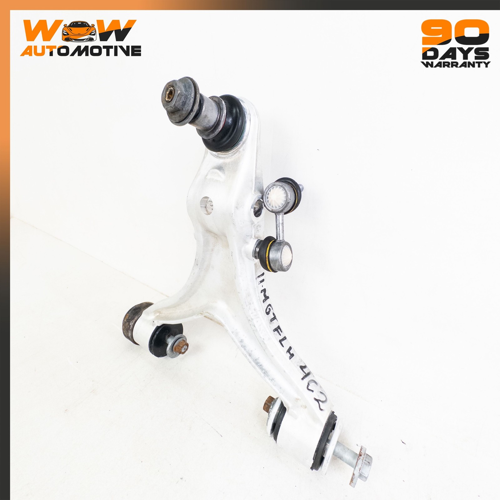 08-19 MASERATI GRANTURISMO FRONT LEFT RIGHT UPPER CONTROL ARM ASSEMBLY SET OEM