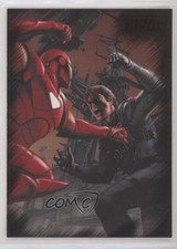 2010 Rittenhouse Marvel Heroes & Villains Iron Man vs Winter Soldier #72 b6s