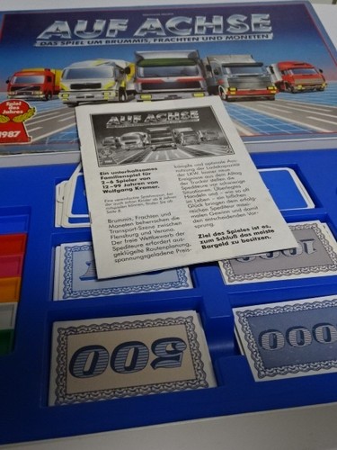 Auf Achse: Das Spiel um Brummis, Frachten und Moneten Spiel d. Jahres 1987 komp. - Bild 3 von 4