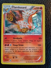 CARTE POKEMON FLAMBUSARD 10/119 HOLO MOZAIQUE - SERIE XY VIGUEUR SPECTRALE