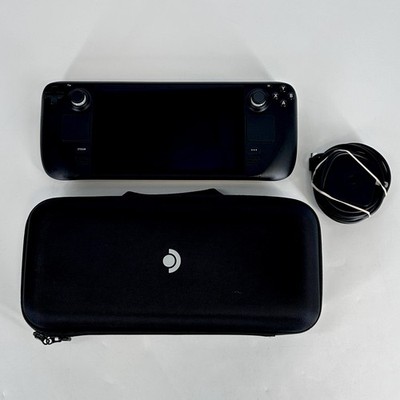 Valve Steam Deck Handheld Console Black 2TB w/ Case/Charger - Very Good