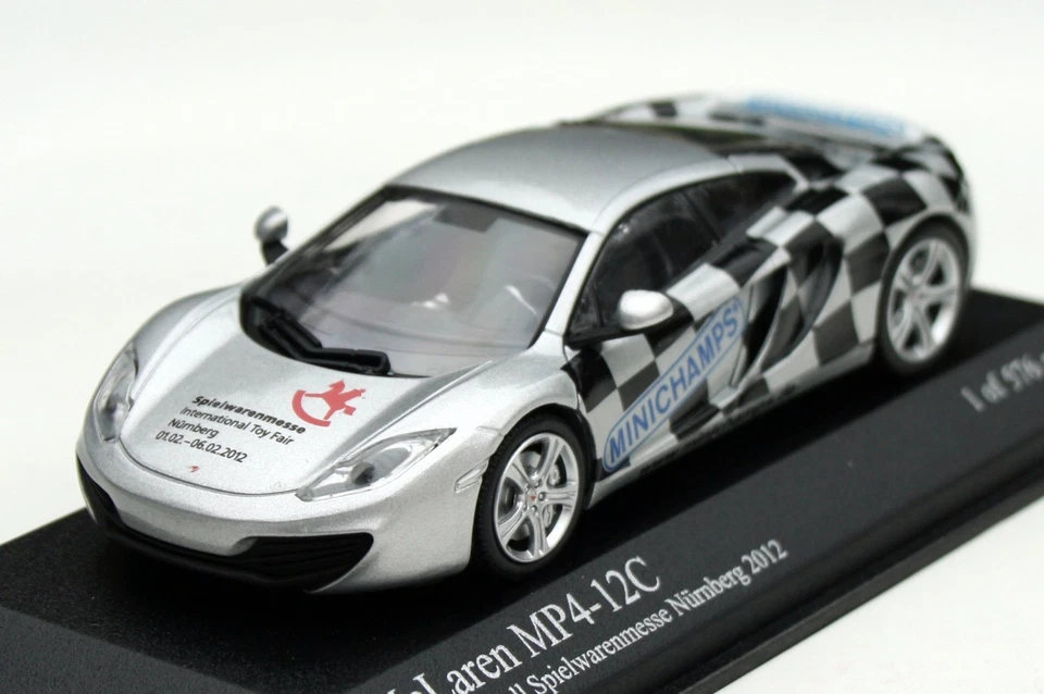 McLaren MP4-12C Spielwarenmesse Norimberga 2012, Minichamps-Modell 1:43, 576 Pz - Immagine 2 di 4