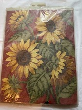 WOLLE RÖDEL Sonnenblumen 40 x 50 cm Stickpac...