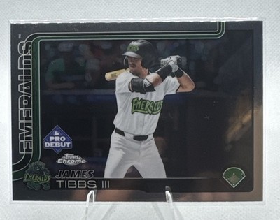 2025 Topps Pro Debut - Chrome James Tibbs III #PDC-166 (RC)