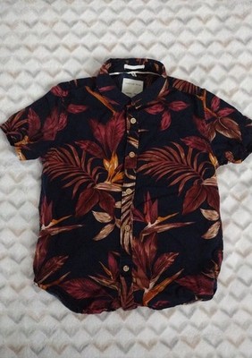 Cactus Boys Short Sleeve Shirt Button Front, Size: 5/6