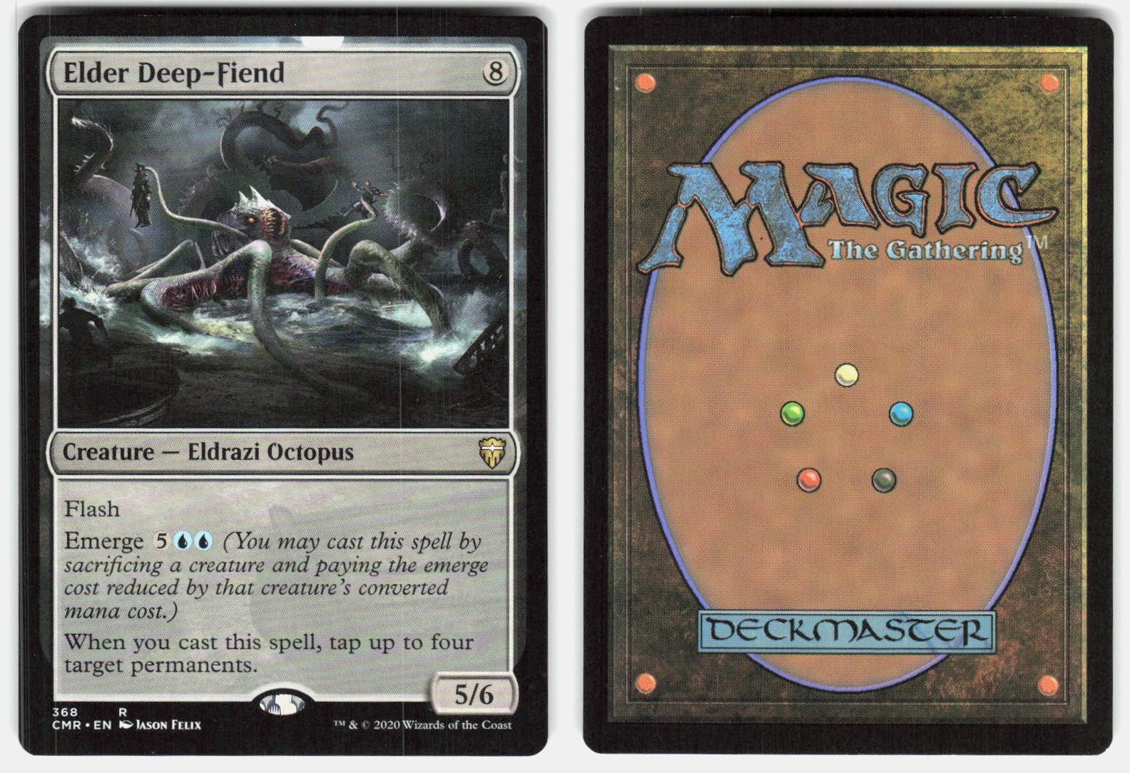 Elder Deep-Fiend 368 Rare Commander Legends Magic: The Gathering Lightly Played