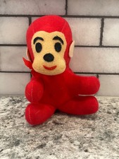 Vintage " Monkey" 5" Red Plush