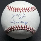 Madison Bumgarner 12/14 Champs Signed Baseball MLB Authentication COA Giants