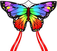 Butterfly Kite for Kids  Adults Easy to Fly, 55" x 28" Large Single Line for...