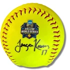 2026 Texas Longhorns Teagan Kavan Signed Autograph Softball WCWS OKC Proof