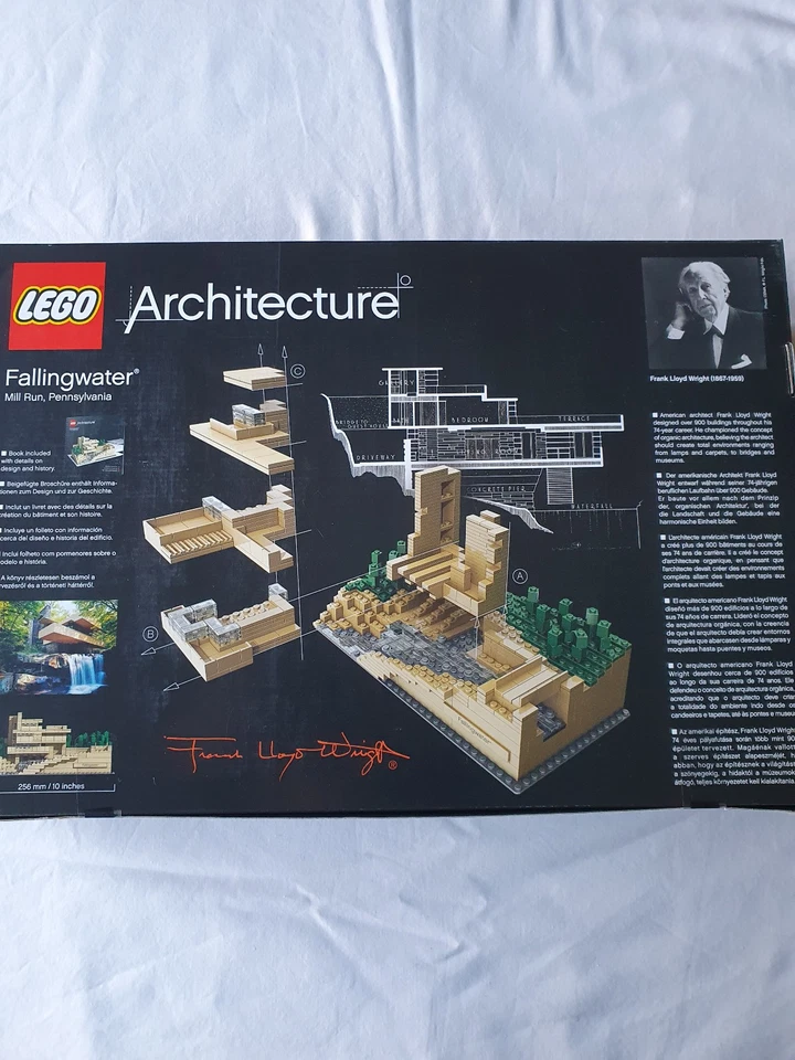 Lego Architecture Fallingwater 21005 Retired Set Official "NEW" SEALED - Image 3 of 4