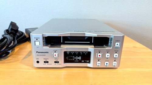 Panasonic AG-DV2500P Mini Dv Player and Recorder