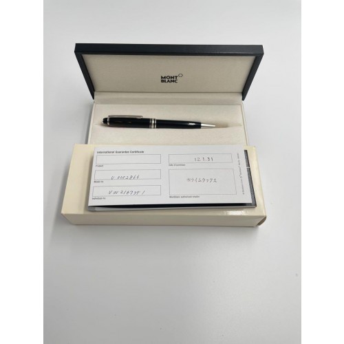 MONTBLANC Meisterstuck Platinum Line Classic Ballpoint Pen Black Luxury Box - Picture 7 of 12