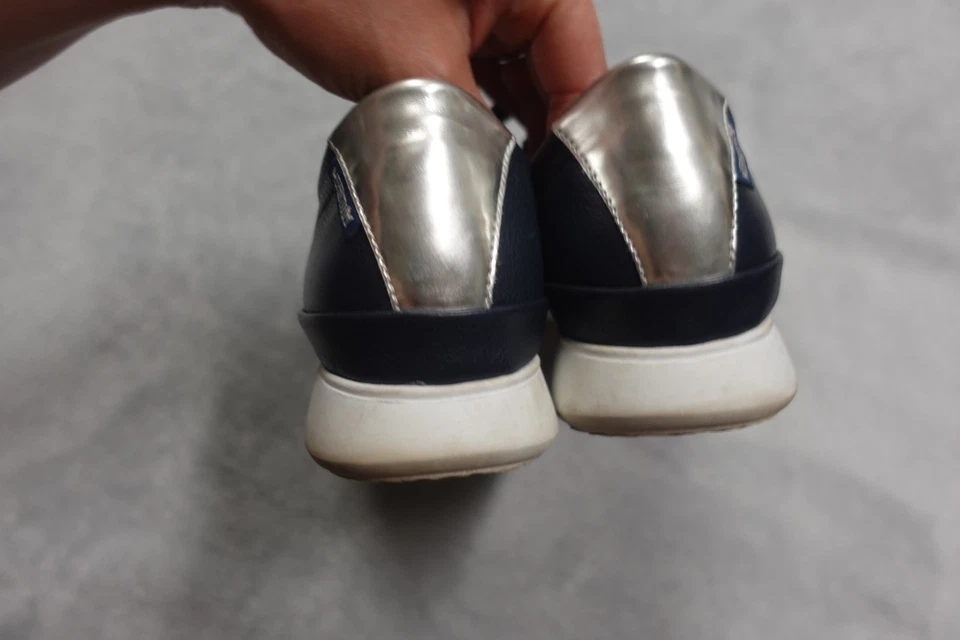 Tenis informales de cuero Mephisto para mujer talla 10,5 EE. UU. 8 UE azul Merania Foto 4 de 4