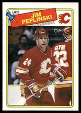 1988-89 O-Pee-Chee Jim Peplinski #243 VIEW SCAN