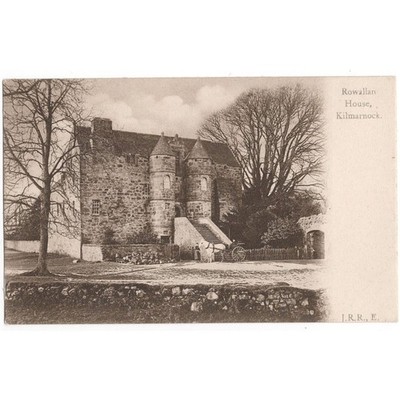 ROWALLAN CASTLE in der Nähe von Kilmarnock, Ayrshire Postkarte unbenutzt