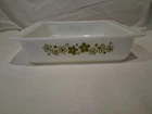 VTG Pyrex #922 Spring Blossom Crazy Daisy  Square Baking Casserole Dish
