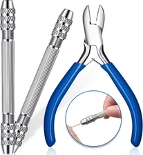 3 Pieces Jewelry Making Tools, Includes 2 Pieces Winding Copper Wire Tool and Je