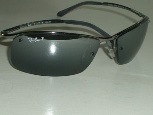 RAY BAN RB3183 004/82 63 15mm Degradado Reflectante Polarizado sin Montura Sol - Imagen 8 de 11