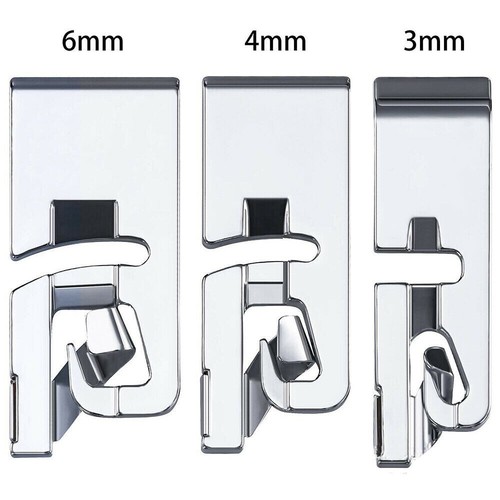 3x Nähfuß Reißverschluss Zubehör Set Universal Rollsäumer Set für Nähmaschine - Picture 2 of 10