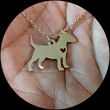 Bull Terrier - Sterling Silver Jewelry - Gold - Rose Gold - Engrave - Gift