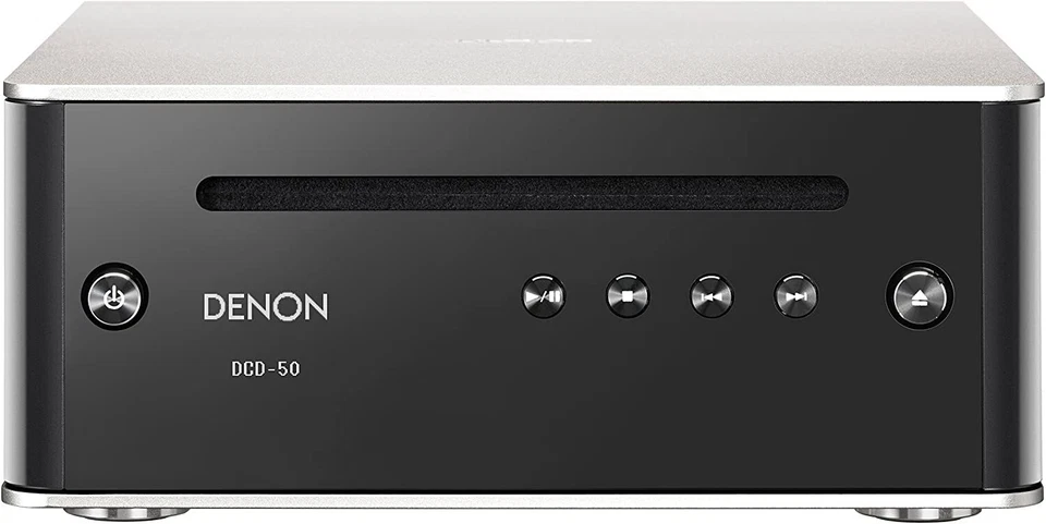 Denon DCD-50SP CD Player D/A Converter MP3/WMA File Playback Premium Silver F/S - Image 3 of 4