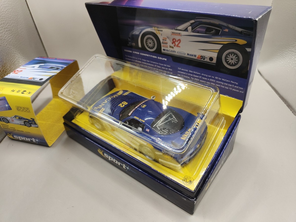 Scalextric C2523A Dodge Viper Competition Coupe N°82 McCann – Voiture Slot Racing Neuve