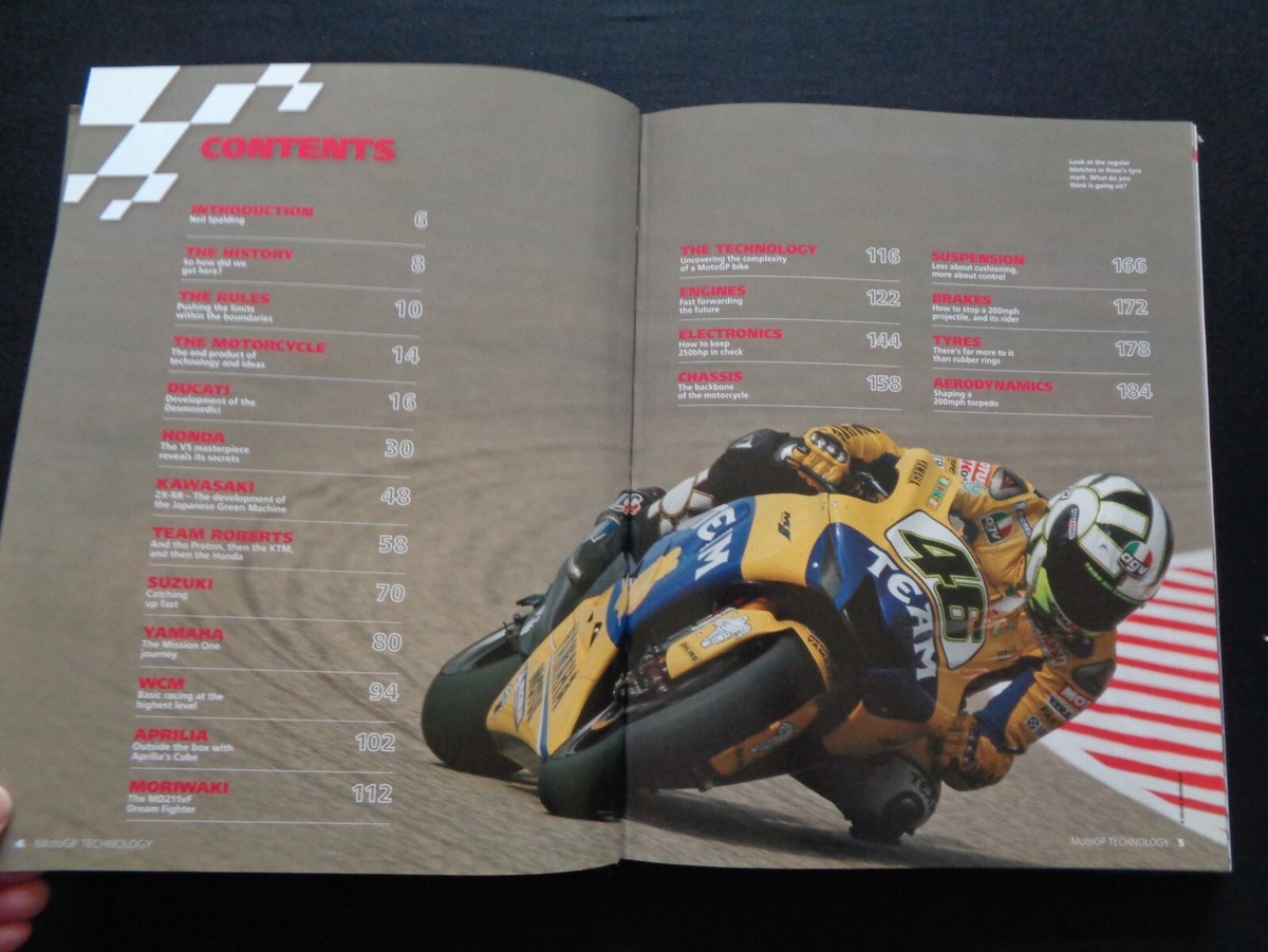 MotoGP Technology Book by Neil Spalding Motorcycle Racing