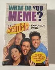 NEW - What Do You Meme? Seinfeld Expansion Pack 50 Caption & 30 Photo Cards