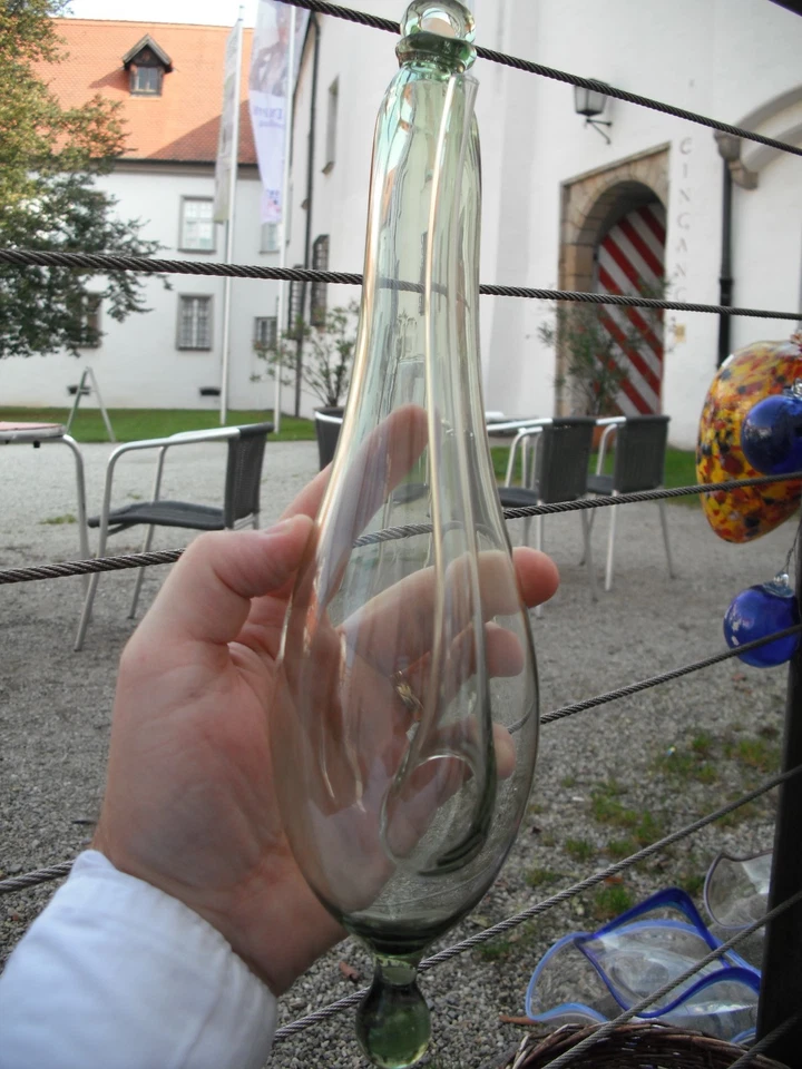 Goethe Barometer Wetterglas Wetterstation Glashütte Barbora Lenora handgemacht - Bild 2 von 4