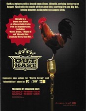 OUTKAST Rare VINTAGE Morris PROMO TRADE AD Poster for Idlewild 8.5x11 MINT