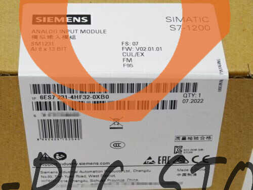 1Pcs New SIEMENS 6ES7231-4HF32-0XB0 S7-1200 Analog Input Module - Picture 1 of 4