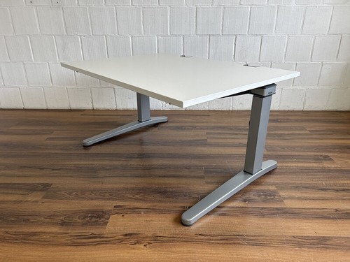 Steelcase Activa Schreibtisch 120x90cm weiß grau Homeoffice - Bild 2 von 11