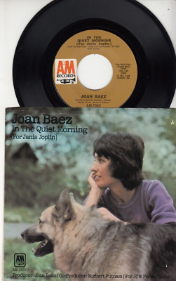 JOAN BAEZ - IN THE QUIET MORNING (FOR JANIS JOPLIN) - ORIG. 45 WPS