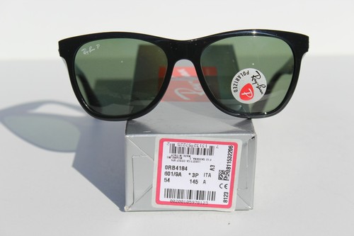 Ray-Ban RB4184 POLARISIERTE Sonnenbrille schwarz/grau grün G-15 601/9A 54 mm NEU - Bild 5 von 6