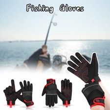 Fishing Gloves Protect Hand Anti-slip Work Gloves Outdoor Touch Screen Gloves 1x