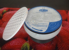 Zurn EZ1, Floor Drain Slab on Grade, Round Strainer, Nickel Bronze