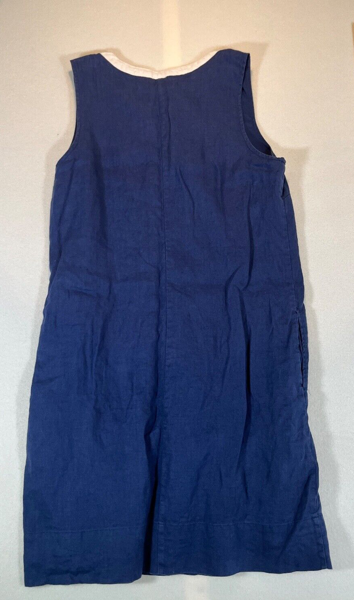 Tommy Bahama Linen Shift Dress Women XS Extra Small Sleeveless Notch Neck  Lined | eBay