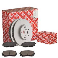 FEBI BREMSSCHEIBEN + BREMSBELÄGE KIA SPORTAGE HYUNDAI ix35 VORN Ø300mm FEBI00247