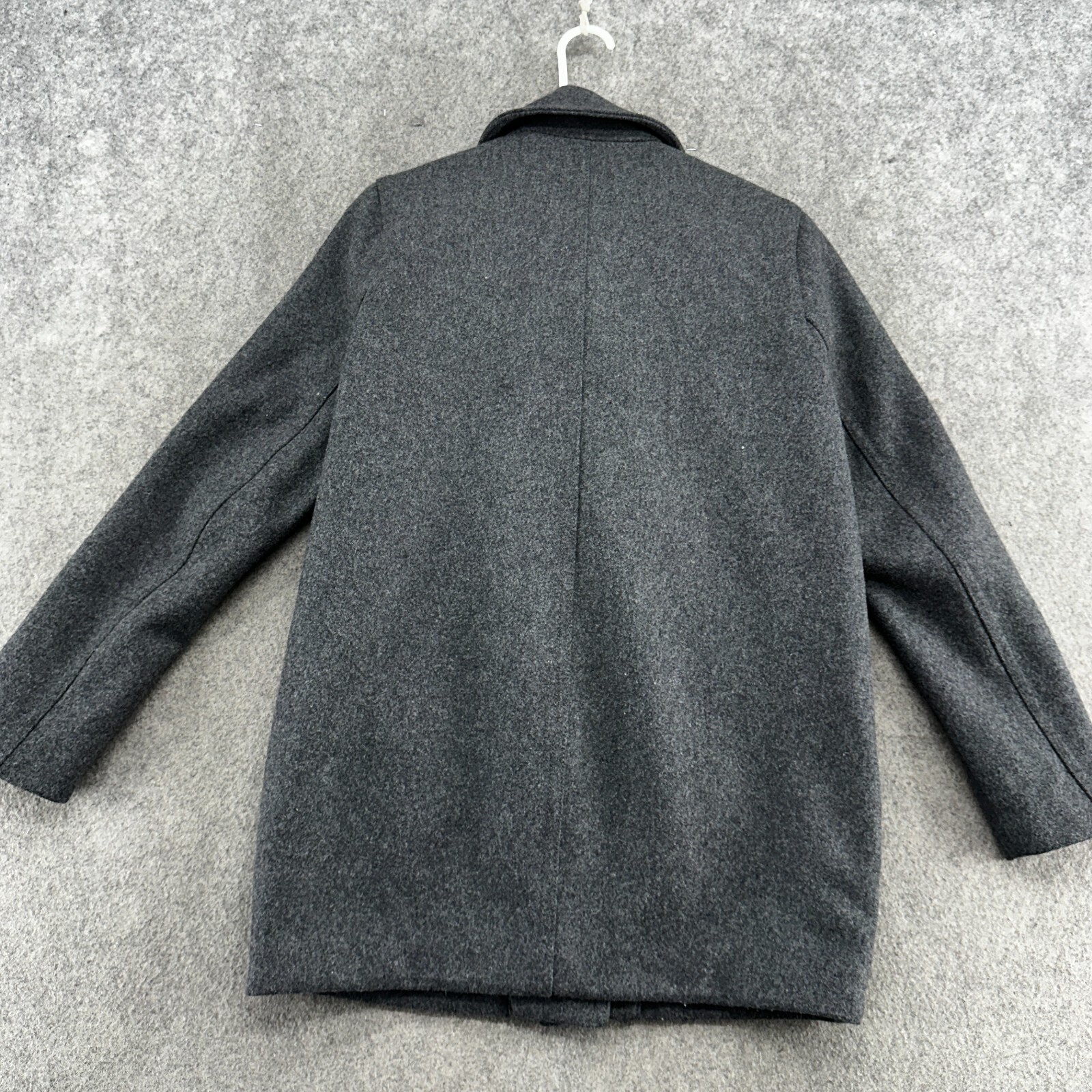 Gap Jacket Womens Small Gray Lined Asymmetrical Z… - image 8