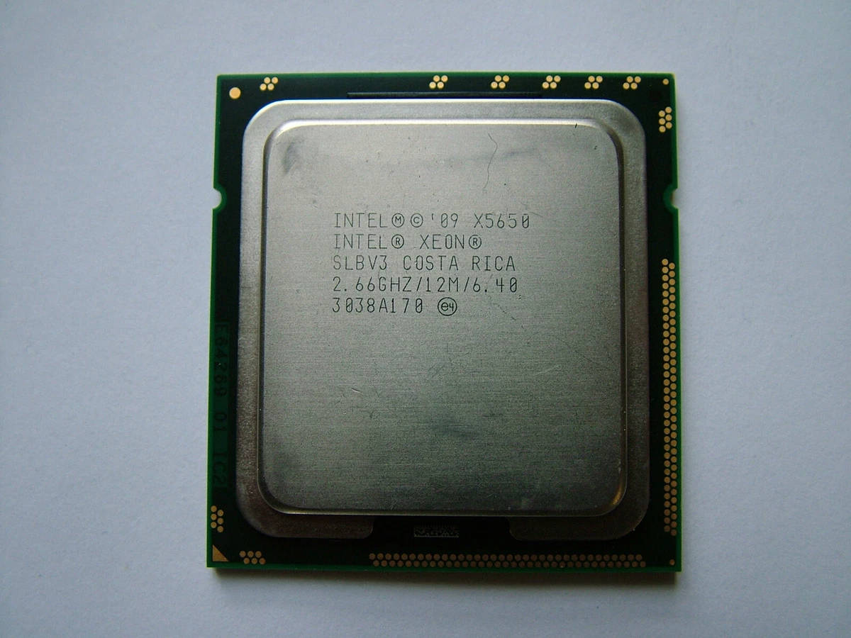 Intel procesador Xeon X5650 de seis núcleos, 2,66 GHz, LGA1366, 12MB